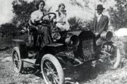 First Car in Brevard Dr. English 1908